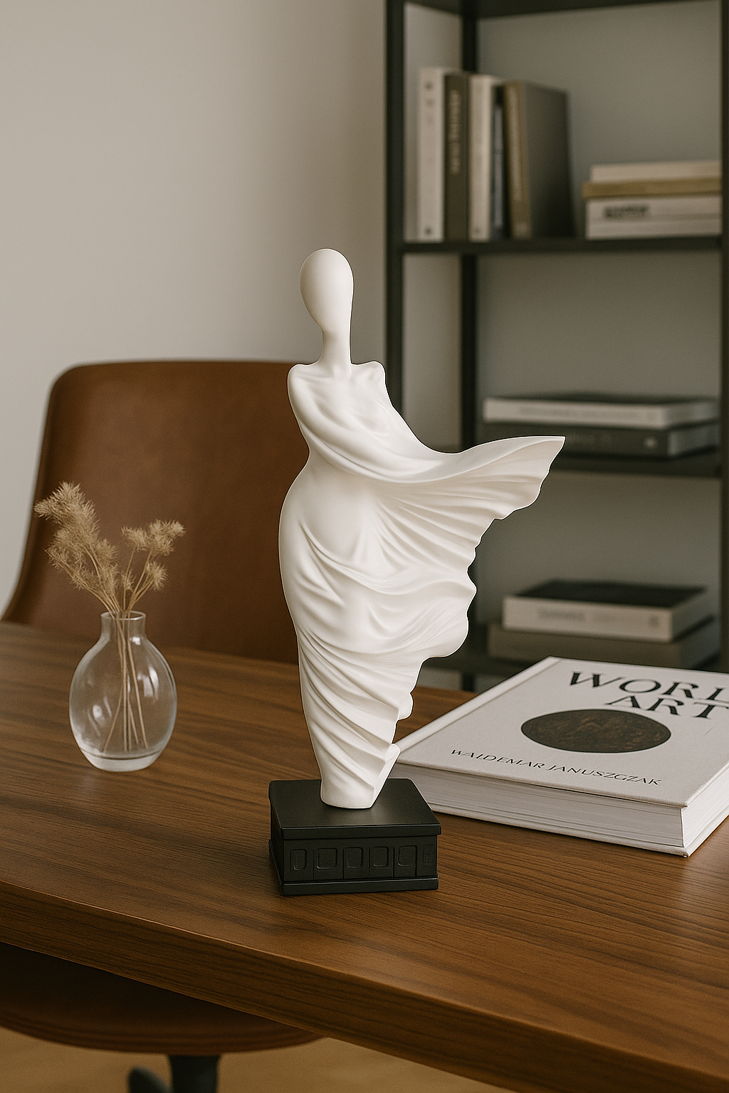The Muse in Motion Sculpture