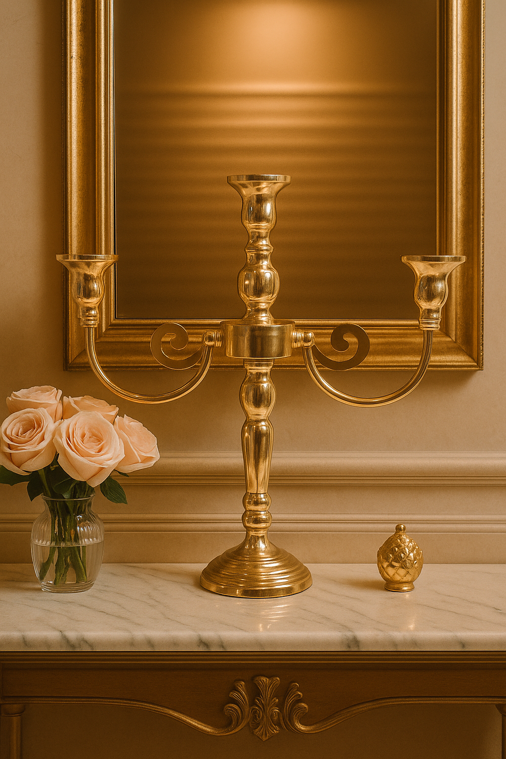 Golden Royale Candle Holder