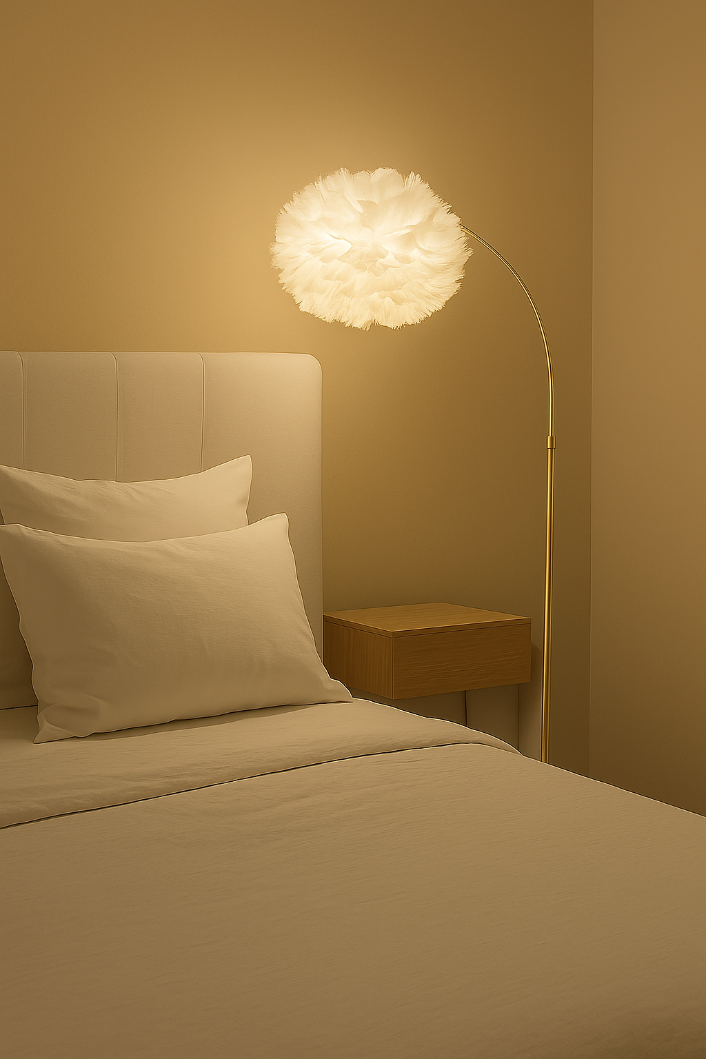 Feather Glow Floor Lamp