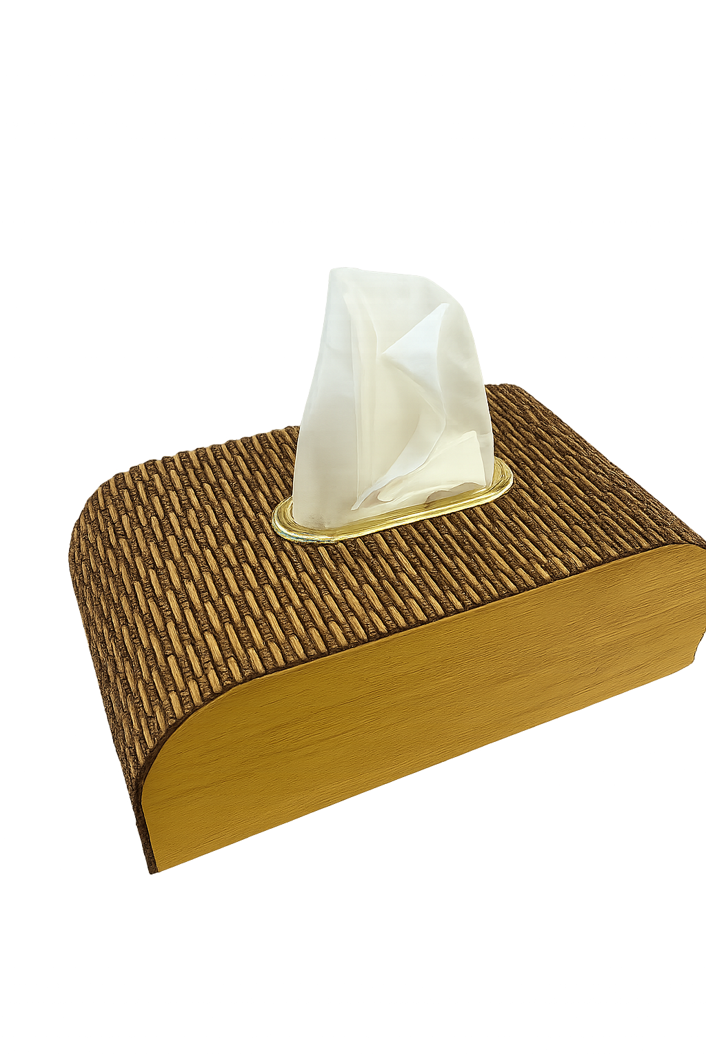 Bamboo Elegance Tissue Box Holder