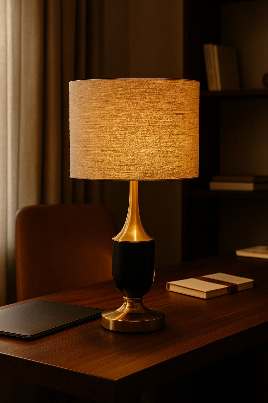 Gold Metal Table Lamp