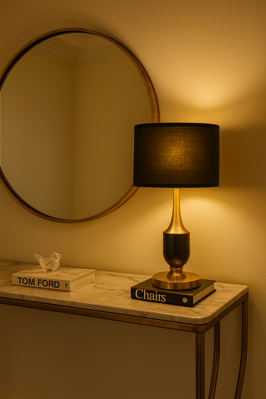 Gold Metal Table Lamp